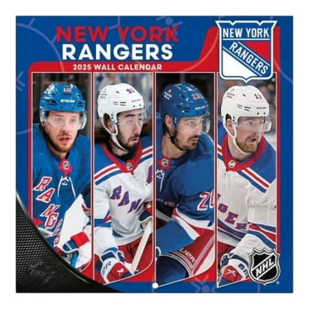 Turner Licensing NHL New York Rangers 2025 Mini Wall Calendar