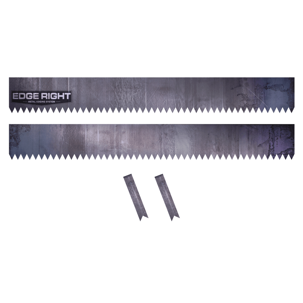 Heavy Duty COR-TEN Steel Edge Right Hammer-in Landscape Edging