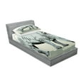 thumbnail image 2 of Ambesonne Animal Fitted Sheet & Pillow Sham Set, Wild Animal Pastel Design, Twin, Pale Green and Pale Blue, 2 of 2