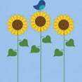 thumbnail image 3 of CafePress - Sunflower Garden Bird T Shirt - Light T-Shirt - CP, 3 of 4