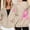 Khaki, variant on Women's Cancer Hoodies with Zipper Pink Ribbon Print Long Sleeve Crewneck Sweatshirts Spring Casual Jackets