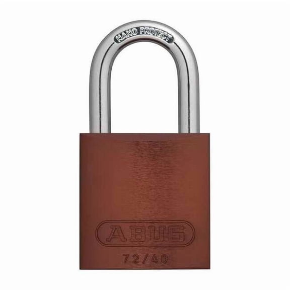 Abus Lockout Padlock,KD,Brown,1-1/2"H 72 /40 KD Brown