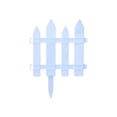 thumbnail image 3 of White Plastic Garden Picket Fence for Lawns and Flowerbeds – Durable Decorative Yard Edging Border, 3 of 7