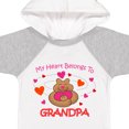 thumbnail image 4 of Inktastic Heart Belongs to Grandpa Girls Baby Bodysuit, 4 of 5