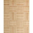 thumbnail image 1 of Ahgly Company Indoor Rectangle Abstract Yellow Checkered Area Rugs, 5' x 7', 1 of 6