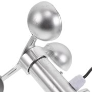 Uonlytech Plated Silver Wind Cup Anemometer Precision Measurement for Home Use