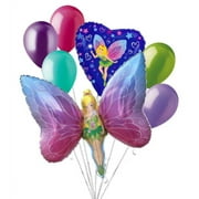 JECKAROONIE 7 pc Fancy Fairy Balloon Bouquet Party Decoration Birthday Tinkerbell Inspired