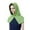 Green, variant on Lightweight Breathable Polyester Scarf with UPF50+ Sun Protections Headscarf for Hiking and Cycling
