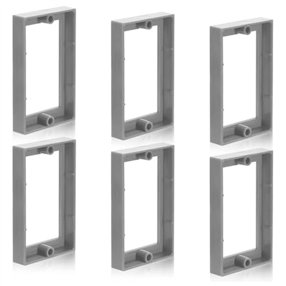 6 Electric Box Extender,1/2 Inch Single Gang Receptacle Outlet Box Extenders for Electric Outlet Switch