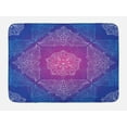 thumbnail image 1 of Purple Mandala Bath Mat, Psyschedelic Oriental Theme Floral Pattern in Filigree Style, Plush Bathroom Decor Mat with Non Slip Backing, 29.5" X 17.5", Magenta Night Blue White, by Ambesonne, 1 of 2