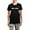 With Gray Camo Pant, variant on CafePress - Wait What Pajamas - Women's Short Sleeve Print T-Shirt and Pants Dark Cotton Pajama Set