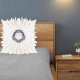 thumbnail image 4 of de almohada hechas a mano de girasol de almohada florales decorativas de cojín para sofá Sala de estar Decoración del hogar 18x18 blanco Sunnimix Fundas de almohada, 4 of 8
