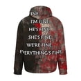 thumbnail image 3 of Feancey Mens Halloween Hoodie,Cool Hooded Sweatshirt Men Funny Letter Print Long Sleeve Pullover Casual Loose Winter Sweatshirts with Drawstring and Pocket Deal of The Day,Multicolor,M, 3 of 4