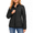 01-Black, variant on Quilted Jackets for Women Puffer Lightweight Casual Padded Coat Stand Collar Zip up Long Sleeve Packable Winter Outerwear