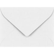 #17 Mini Envelopes (2 11/16 x 3 11/16) - White Linen (500 Qty.)
