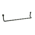 thumbnail image 1 of Hand Forged Wrought Iron Wall Mounted Towel Holder Primitive Decor 17 inch, 1 of 4