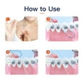thumbnail image 3 of 150 Count Floss Threaders for Braces, Bridges, and Implants (3 Packs of 50) - Flexible Nylon Threading Loops - Slim & Durable Dental Floss Helpers for Crowns & Orthodontic Appliances, 3 of 4