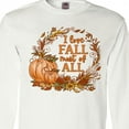 thumbnail image 4 of Inktastic I Love Fall Most of All Colorful Autumn Leaves Long Sleeve T-Shirt, 4 of 5