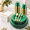 Green-25 Guests, variant on 350clear Disposable Dinnerware For 50 Guests