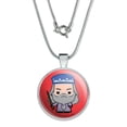 thumbnail image 1 of Harry Potter Dumblesore Cute Chibi Character 1" Pendant with Sterling Silver Plated Chain, 1 of 4