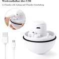 thumbnail image 4 of Jinsinto Cat Toy,toy Ball With Led Light,360 Degree Automatic Rotation And Usb Charging Interactive(pearl White), 4 of 5