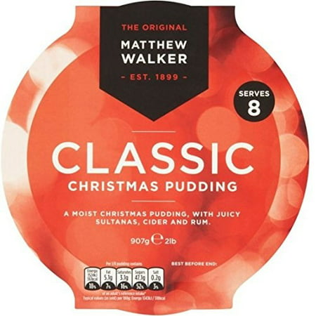 Matthew Walkers Classic Christmas Pudding - 800g - (Best Supermarket Christmas Pudding)