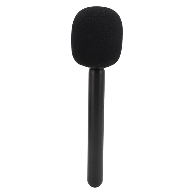 Adaptador de micrófono inalámbrico de mano con espuma antiviento Mango de micrófono de entrevista liviano para Rode Wireless GO II