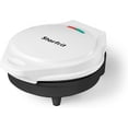 thumbnail image 1 of TEMOGU-Electric Waffle Maker - 7" Non-Stick Ceramic Cooking Surface - Scratch Resistant - Easy to Use & Clean - White - 900W, 1 of 4