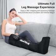 Nekteck Leg Compression Massager Recovery System, Cordless Full Leg Massager for Circulation and Pain Relief, Compression Boots with 6 Modes 4 Intensities, Relaxation, Fathers Day Gift for Dad/Mom