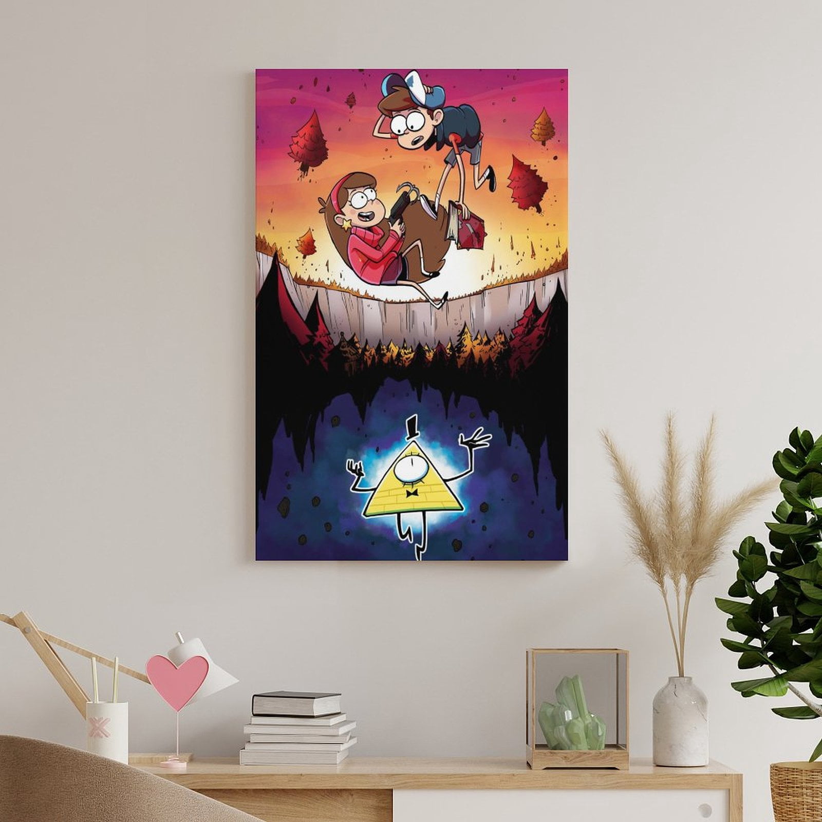 絵画 GRAVITY Gravity Falls Wall Hanging Painting Wall Art Canvas Paintings