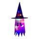 thumbnail image 1 of Decoración colgante de Halloween para árboles, porches y patios al aire libre Sombreros de bruja fantasmales Cadena de luces LED, 1 of 8