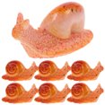 thumbnail image 2 of 7 piezas de mini figuras de caracol adornos de caracol en miniatura pequeños caracoles de resina decoraciones bonsai decoraciones falsas de caracol, 2 of 4