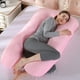 thumbnail image 1 of Fiudx Almohada de Maternidad, Cómoda Almohada En Forma para El Vientre, Funda Lavable de Terciopelo de Cristal, Diseño Ergonómico, Ideal para Dormitorio, Leer y Amamantar, Recuperación Posparto para, 1 of 6