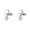 Silver, variant on Chic Triple Star Ear Studs Stainless Steel Earrings Women Piercing Jewelry Charm