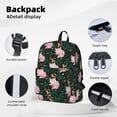 thumbnail image 4 of Goofa Pink Sleeping Fox Printed Backpack,Laptop Backpack,Durable Anti-Theft Travel Work Backpack,Water-resistant Backpack, 4 of 9