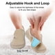 thumbnail image 5 of Zapatillas QFH ajustables anchas para diabéticos, beige 36-37/38-3, 5 of 6