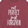 thumbnail image 3 of Instant Message - Not Perfect Just Forgiven - Women's Racerback Tank Top, 3 of 6