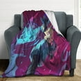 thumbnail image 6 of Pokemon Lucario Throw Blanket Cute Flannel for Boys Girls Men Women, 6 of 7