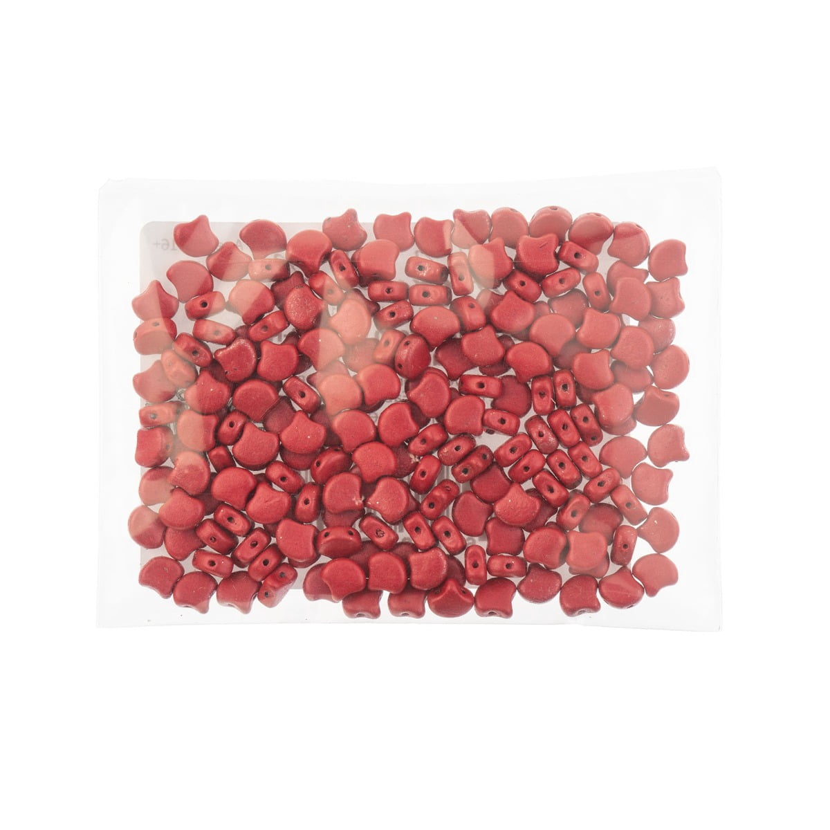 Matubo Czech Ginko 2-Hole 50g Crystal Alucolour Scarlet Red 00030-33401 Glass beads for Jewelry Making, DIY Crafts & Decoration