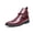 Red, variant on Men's Monk Strap Ankle Boots, Pointed Toe Dress Boots with Adjustable Buckle, Formal Business Chelsea Boots for Men, Black/Brown/Burgundy