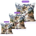 thumbnail image 4 of Welcome Fall Western Cowboy Corgi Enjoys Majestic Autumn Pillow Cushion Double Sided Welsh Corgi Dog Lover Gifts Idea Throw Pillow - 01007, 4 of 4