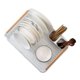 thumbnail image 2 of Escurridor de platos, organizador de escurridor de platos que incluye tabla de drenaje extraíble y soporte para utensilios, escurridor de platos de gran capacidad para cocina (blanco) Shine Electroni, 2 of 3
