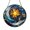 Acrylic 3.5 Inch, variant on Fantasy Sun and Moon Window Hanging Stained Glass Suncatcher, Mystical Celestial Decor Gift