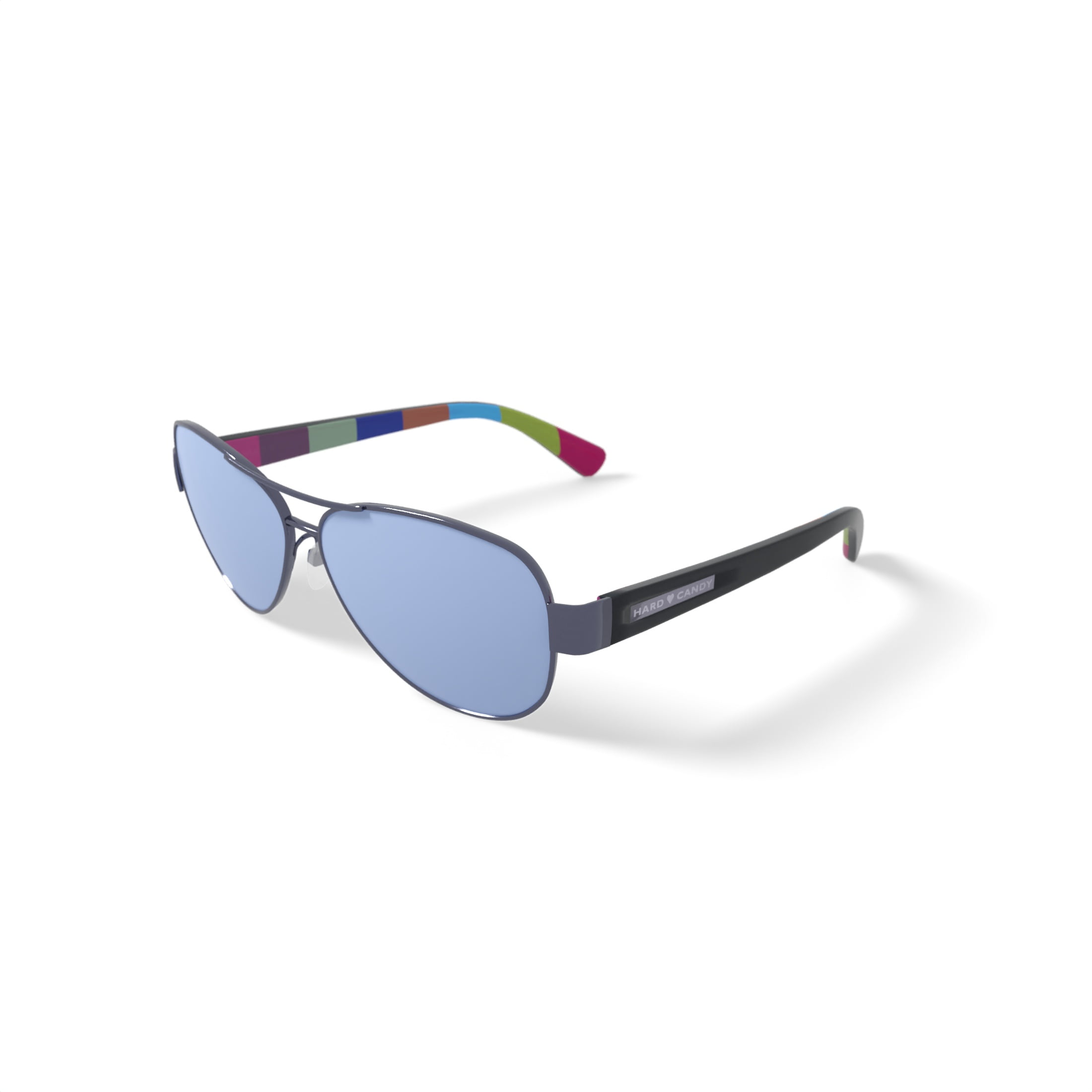 Hard Candy Womens Polarized Rx'able Sunglasses, Hs04P, Gun