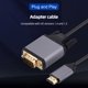 thumbnail image 1 of Cable convertidor compatible con HDMI a VGA HD 1080P para proyector de computadora portátil, 1 of 9
