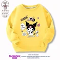 thumbnail image 1 of Sanrioed-Jersey de manga larga con cuello redondo para niños, sudaderas con capucha de dibujos animados, ropa de moda, regalo para niños, Cinnamoroll Kuromi, 1 of 5