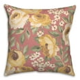 thumbnail image 2 of Creative Products Yellow Flowers Pink 16 x 16 Indoor / Outdoor Pillow, 2 of 3