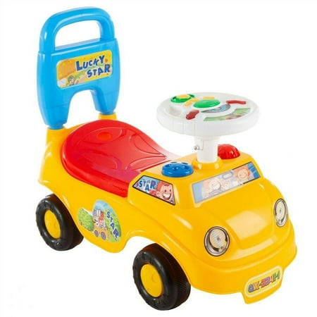 UPC: 0192664994297 | Baby Toddler Ride on Activity Car Push Walking Riding Car with Lights and Sound