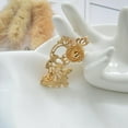 thumbnail image 4 of Broche de Rhinestone Rojo Tono Dorado Aleación de Zinc Insignia del broche de Goldfish, 4 of 8