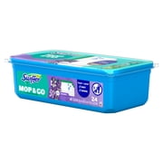 Swiffer Sweep + Mop, Wet Pads Refill, Floor Cleaner, Cleaning Cloths, Lavender, 24 Count